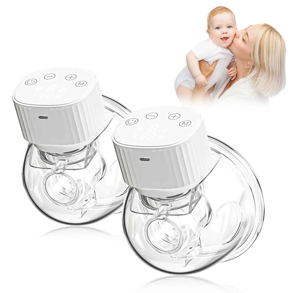 MyBoyd Breastpumps YD-1193 wearable invisible electric breast pump no need for portable brushless low noise electric feeding pump mode suction level WX