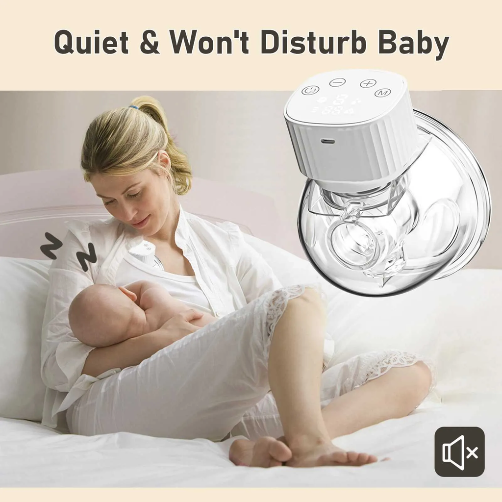 MyBoyd Breastpumps YD-1193 wearable invisible electric breast pump no need for portable brushless low noise electric feeding pump mode suction level WX