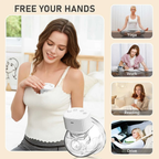 MyBoyd Breastpumps YD-1193 wearable invisible electric breast pump no need for portable brushless low noise electric feeding pump mode suction level WX