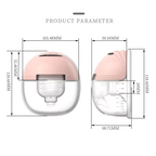 MyBoyd Wearable Breast Pump Hands Free Electric Portable Wearable Breast Pumps Slient BPA-free Breastfeeding Milk Collector