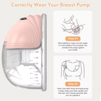 MyBoyd Wearable Breast Pump Hands Free Electric Portable Wearable Breast Pumps Slient BPA-free Breastfeeding Milk Collector