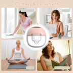 MyBoyd Wearable Breast Pump Hands Free Electric Portable Wearable Breast Pumps Slient BPA-free Breastfeeding Milk Collector