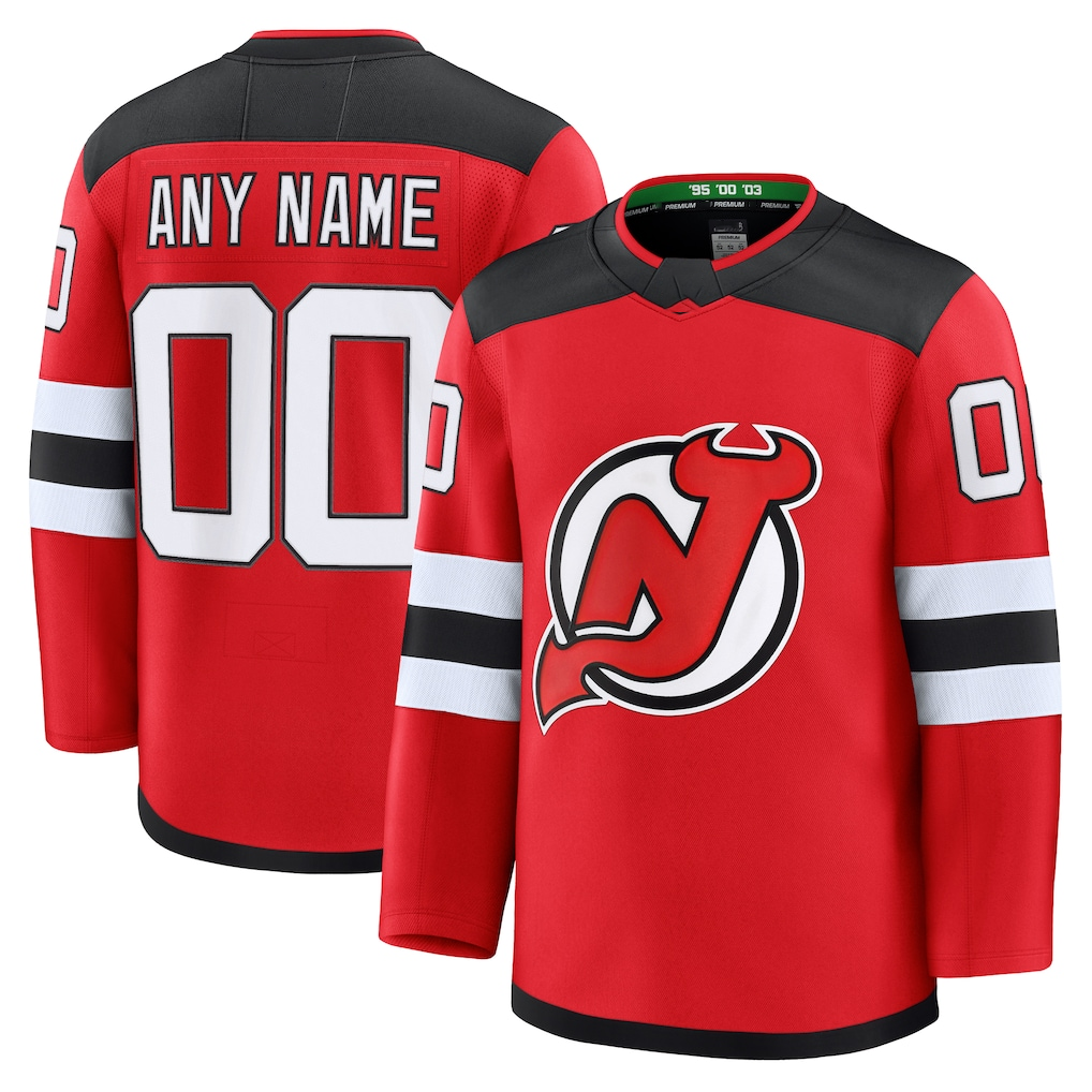MyBoyd Cheap NJ.Devils Red Home Premium Jerseys