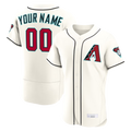 MyBoyd Custom A.Diamondbacks Cream Home Authentic Stitched Jerseys