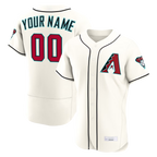 MyBoyd Custom A.Diamondbacks Cream Home Authentic Stitched Jerseys
