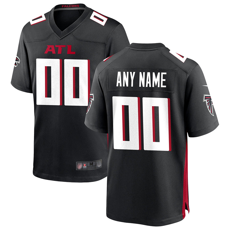 MyBoyd Custom A.Falcons Black Home Game Stitched Jerseys