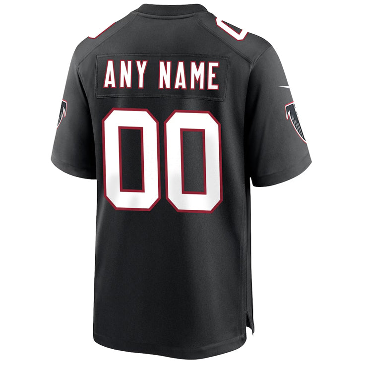 MyBoyd Custom A.Falcons Black Throwback Game Stitched Jerseys