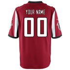 MyBoyd Custom A.Falcons Red Game Stitched Jerseys