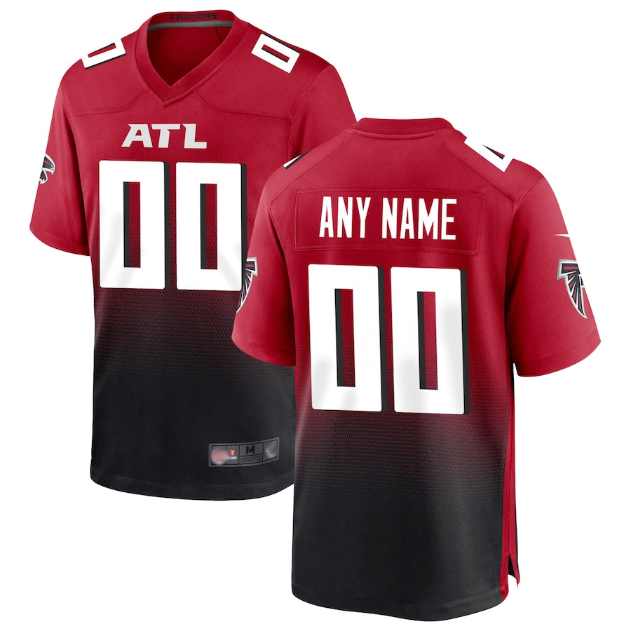 MyBoyd Custom A.Falcons Red Replica Home Game Stitched Jerseys