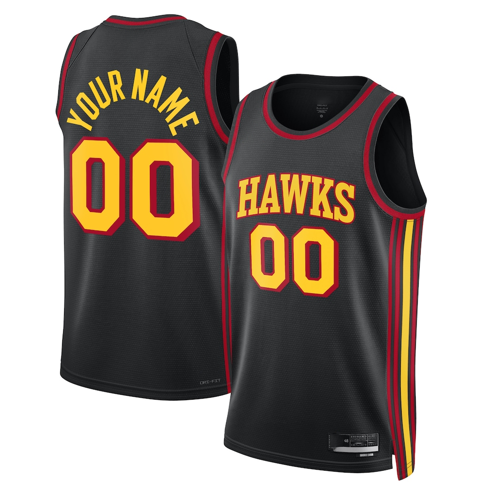 MyBoyd Custom A.Hawks Black 202223 Swingman Jerseys - Statement Edition