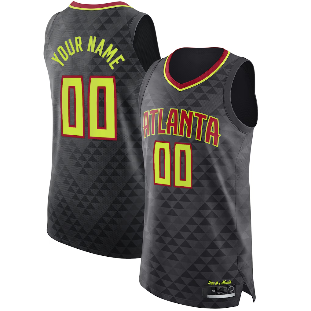 MyBoyd Custom A.Hawks Black Authentic Jerseys - Icon Edition