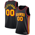 MyBoyd Custom A.Hawks  Black Swingman Jerseys - Statement Edition