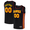 MyBoyd Custom A.Hawks Black Fast Break Replica Jerseys - Statement Edition