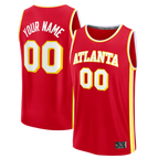 MyBoyd Custom A.Hawks Red Fast Break Jerseys - Icon Edition