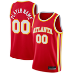 MyBoyd Custom A.Hawks Red 202021 Swingman Jerseys - Icon Edition