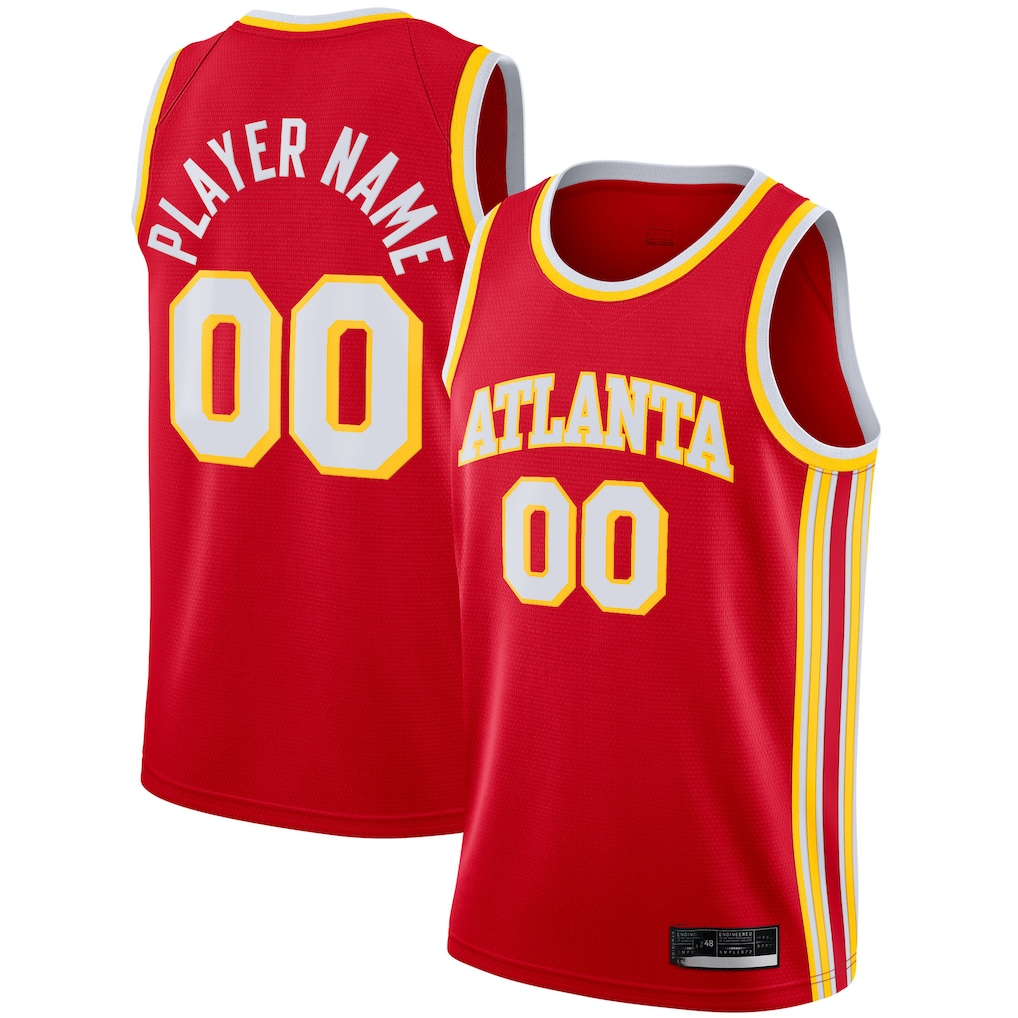MyBoyd Custom A.Hawks Red 202021 Swingman Jerseys - Icon Edition