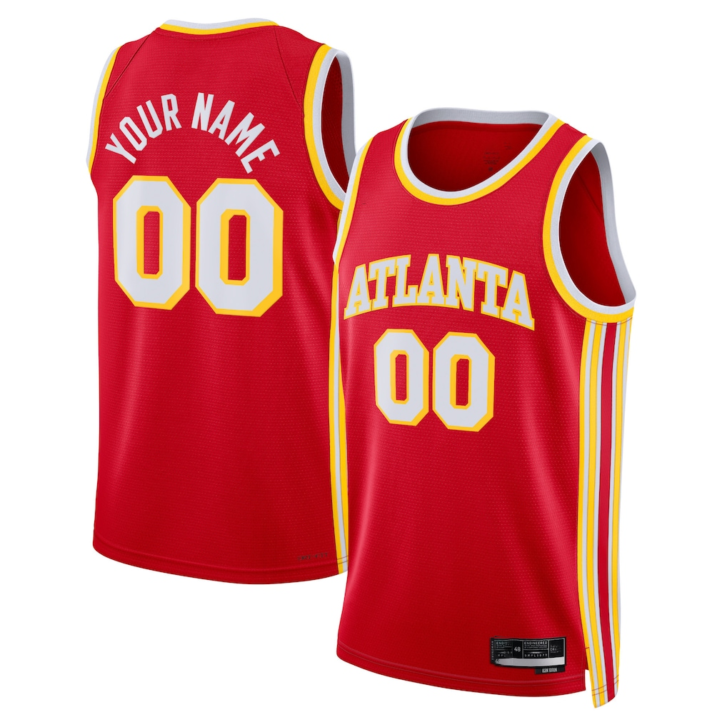 MyBoyd Custom A.Hawks Red Swingman Jerseys - Icon Edition