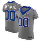 MyBoyd Custom B.Bills Gray Nickel City Vapor F.U.S.E. Custom Elite Stitched Jerseys