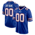MyBoyd Custom B.Bills Royal Royal Game Stitched Jerseys