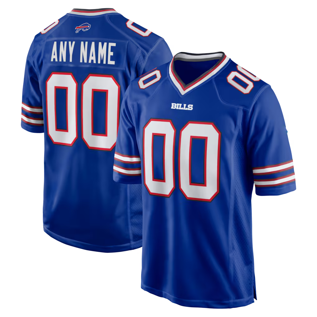 MyBoyd Custom B.Bills Royal Royal Game Stitched Jerseys