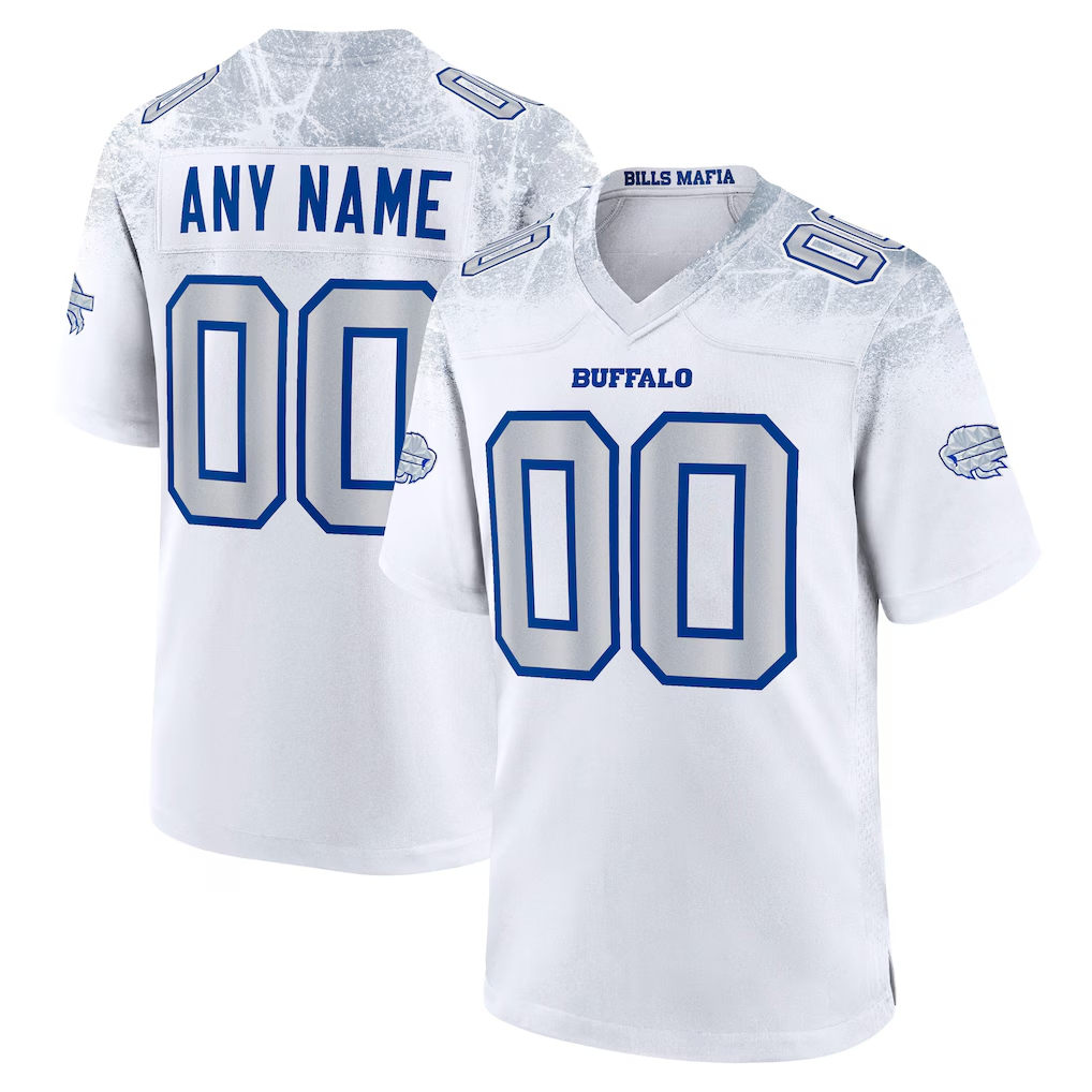 MyBoyd Custom B.Bills White 2025 Rivalries Collection Game Stitched Jerseys