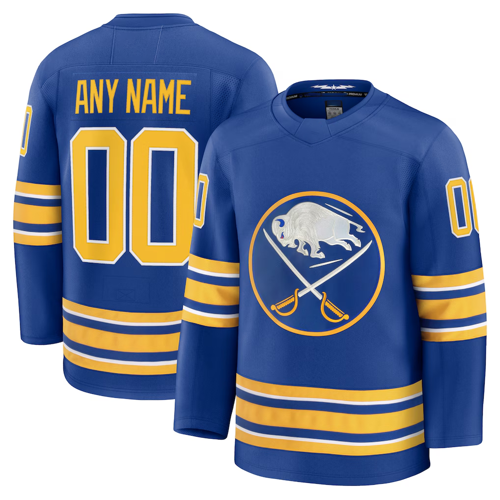 MyBoyd Custom B.Sabres Royal Home Premium Stitched Jerseys