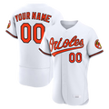 MyBoyd Custom B.Orioles White Home Authentic Stitched Jerseys