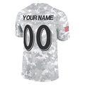MyBoyd Custom B.Ravens Arctic Camo Salute to Service Limited Any Name & Numbers Stitched Jerseys