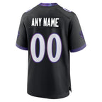 MyBoyd Custom B.Ravens Black Home Game Any Name & Numbers Stitched Jerseys