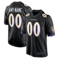 MyBoyd Custom B.Ravens Black Home Game Stitched Jerseys