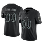 MyBoyd Custom B.Ravens Black RFLCTV Limited Any Name & Numbers Stitched Jerseys