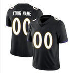 MyBoyd Custom B.Ravens Black Replica Limited Game Stitched Jerseys