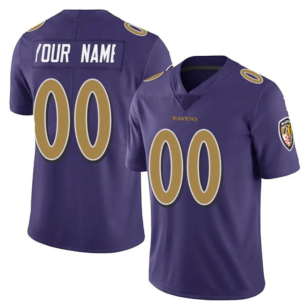 MyBoyd Custom B.Ravens Purple Color Vapor Untouchable Limited Any Name & Numbers Stitched Jerseys