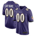 MyBoyd Custom B.Ravens Purple Home Game Stitched Jerseys