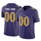 MyBoyd Custom B.Ravens Purple Vapor F.U.S.E. Limited Game Any Name & Numbers Stitched Jerseys
