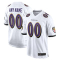 MyBoyd Custom B.Ravens White Home Game Stitched Jerseys