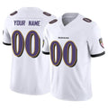 MyBoyd Custom B.Ravens White Vapor F.U.S.E. Limited Any Name & Numbers Stitched Jerseys