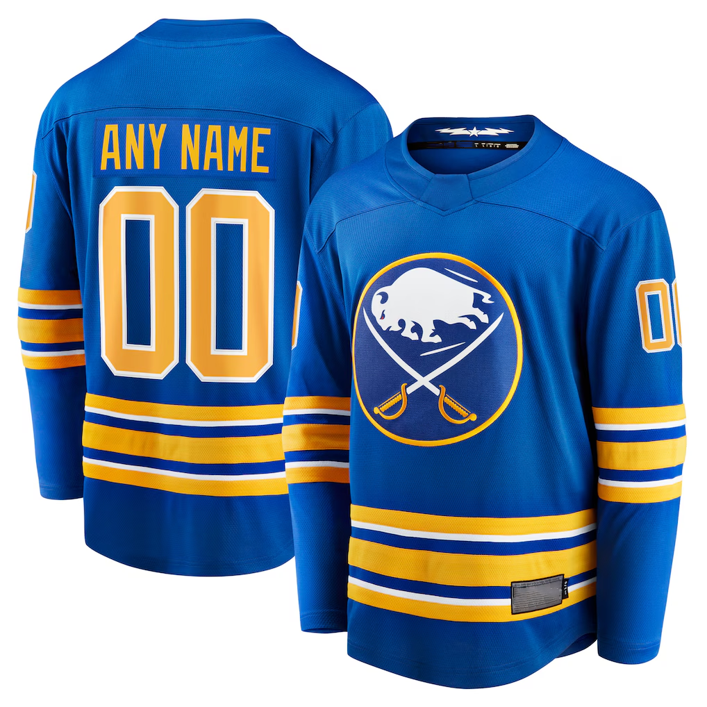 MyBoyd Custom B.Sabres Royal Home Breakaway Stitched Jerseys