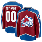 MyBoyd Custom C.Avalanche Burgundy Home Premium Jerseys