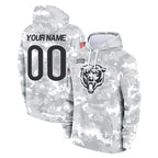 MyBoyd Custom C.Bears Arctic Camo Salute to Service Pullover Hoodies Limited Any Name & Numbers Stitched Jerseys