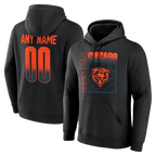 MyBoyd Custom C.Bears Black Home Field Pop Personalized Name Number Hoodie Stitched Jerseys