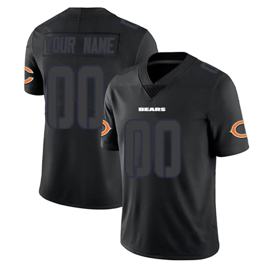 MyBoyd Custom C.Bears Black Impact Limited Game Any Name & Numbers Stitched Jerseys