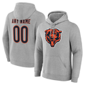 MyBoyd Custom C.Bears Gray Team Authentic Personalized Name & Number Hoodie Stitched Jerseys