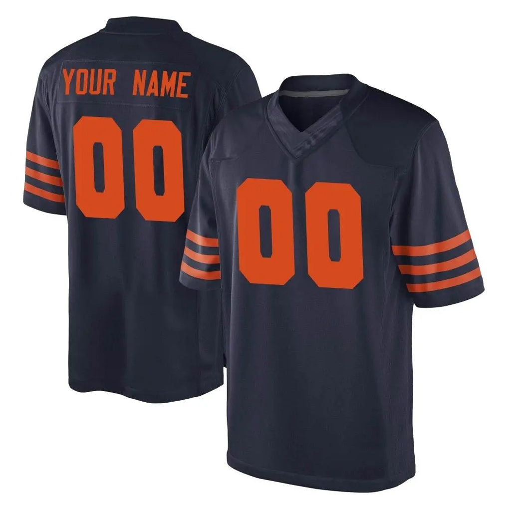 MyBoyd Custom C.Bears Navy Blue Alternate Game Any Name & Numbers Stitched Jerseys