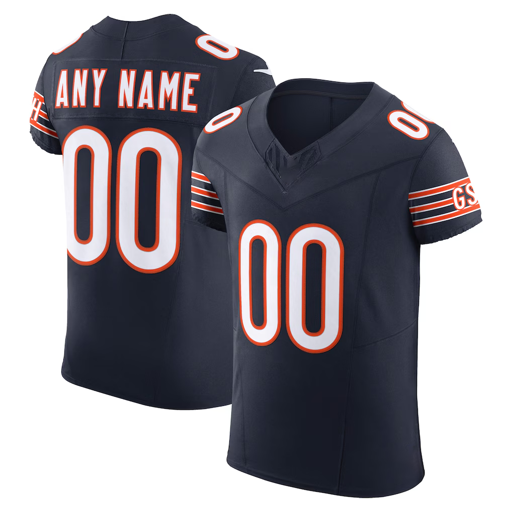MyBoyd Custom C.Bears Navy Vapor F.U.S.E. Elite  Stitched Jerseys