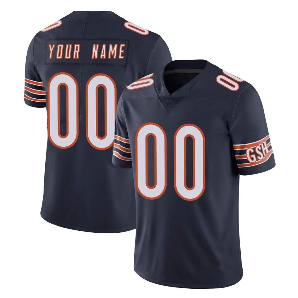 MyBoyd Custom C.Bears Navy Vapor Untouchable Limited Home Game Any Name & Numbers Stitched Jerseys