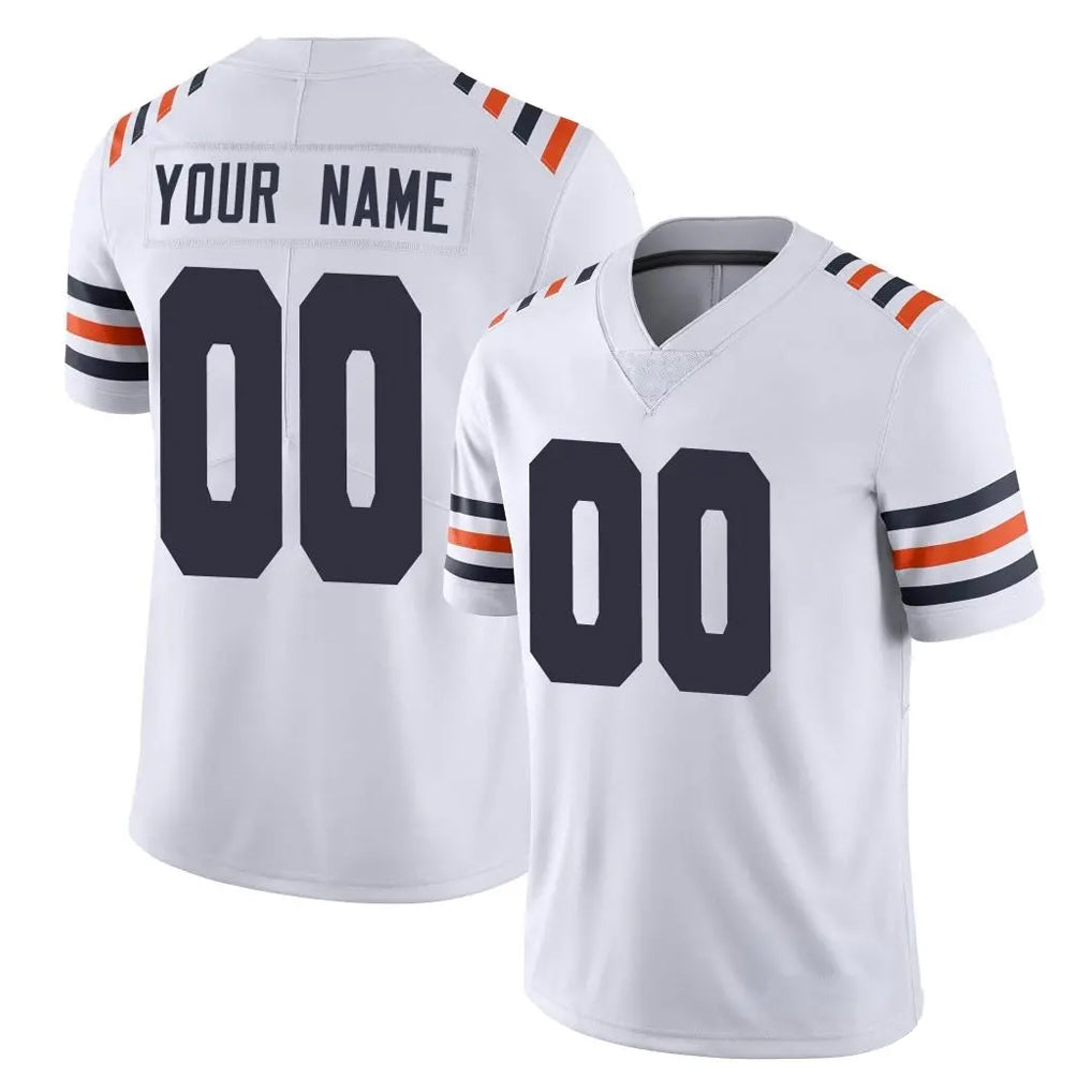 MyBoyd Custom C.Bears White Classic Vapor Limited Home Game Any Name & Numbers Stitched Jerseys