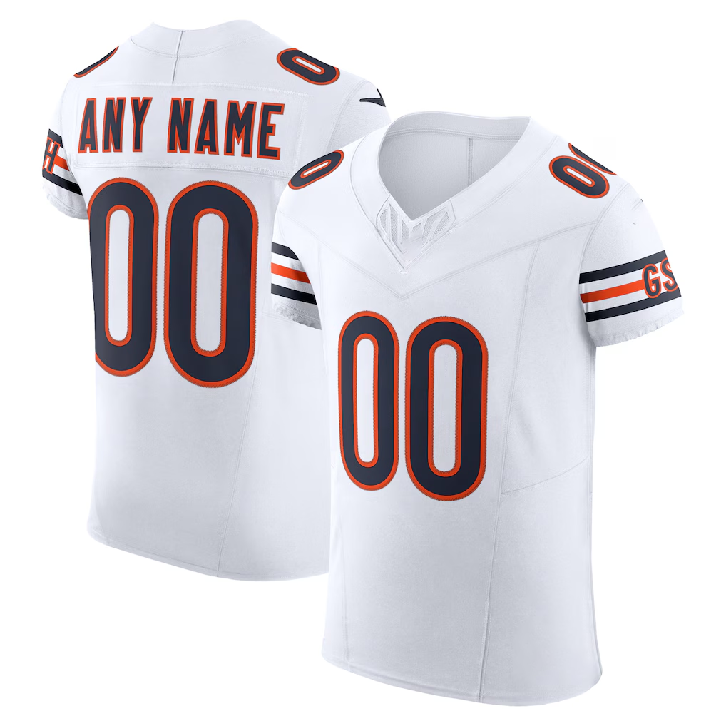 MyBoyd Custom C.Bears White Vapor F.U.S.E. Elite Stitched Jerseys