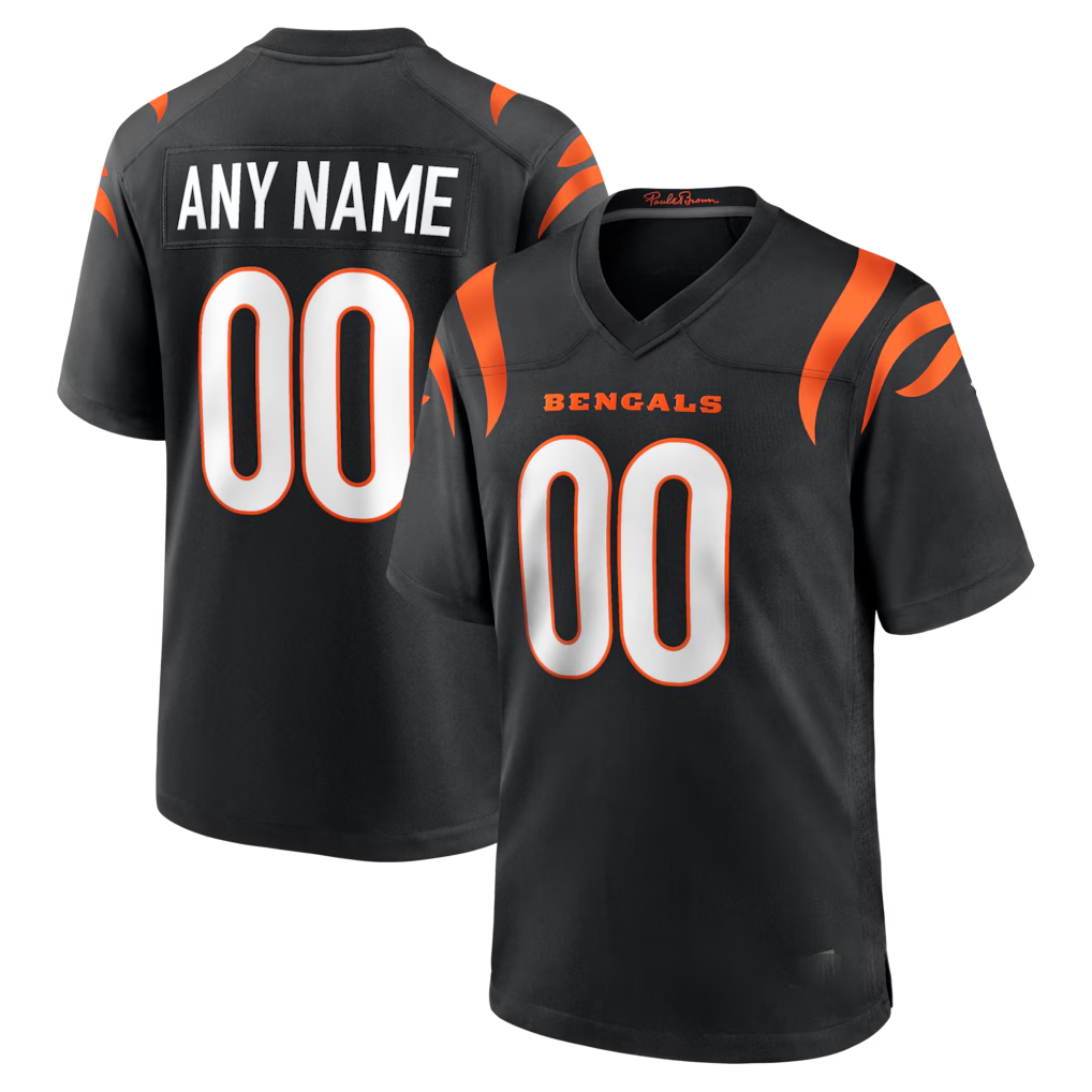 MyBoyd Custom C.Bengals Black Game Stitched Jerseys