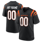 MyBoyd Custom C.Bengals Black Game Stitched Jerseys